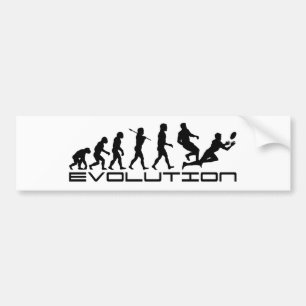 Konst för evolution för Rugbyfotbollsport Bildekal
