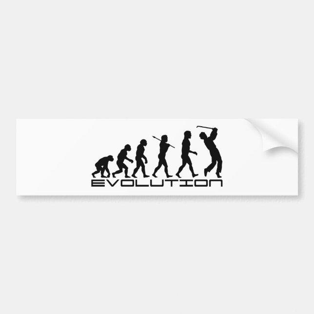 Konst för evolution för sport för bildekal (Framsidan)
