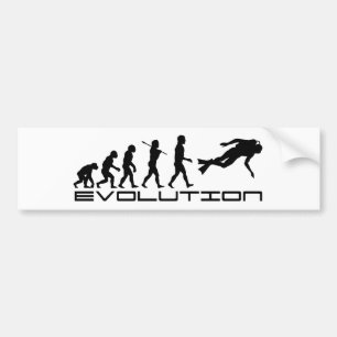 Konst för evolution för vatten sport för bildekal