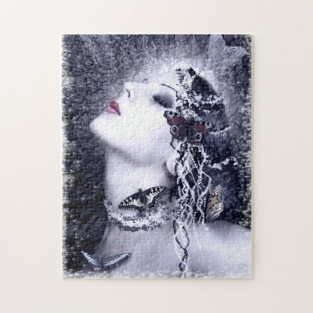 Konst för Falln fjärilsoriginal Pussel (Vertikal)