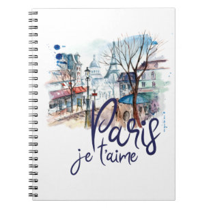 Konst för frankriken för Calligraphy för Paris Anteckningsbok
