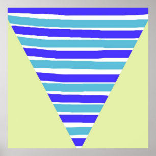 konst för geometrisk abstrakt poster