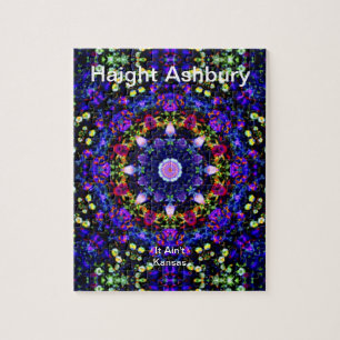 Konst för Haight Ashbury Psychedelic Hippiemode Pussel
