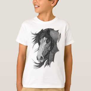 Konst för häst "för ande" Clydesdale hingst Tee