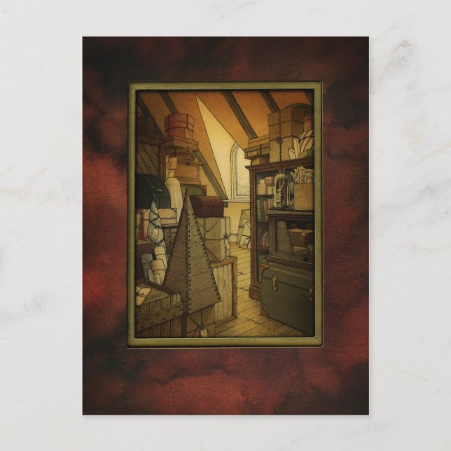 Konst för hemlig ruta vykort (Framsida)