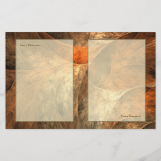 Konst för höstrikFractal Brevpapper