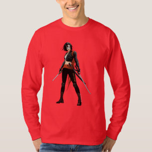 Konst för humorbok för självmordSquad Katana T Shirt
