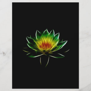 Konst för Innerljus i Lotus Abstrakt
