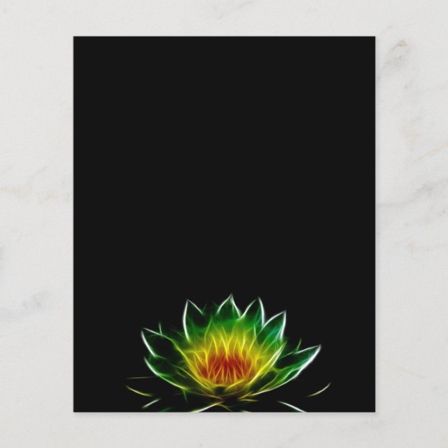 Konst för Innerljus i Lotus Abstrakt (Framsida)
