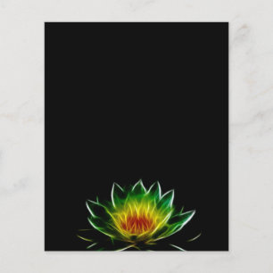 Konst för Innerljus i Lotus Abstrakt