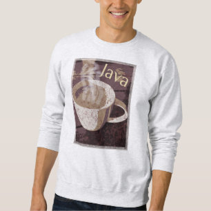 Konst för Java kaffemugg Lång Ärmad Tröja