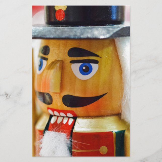 Konst för jul för design för nötknäppareleksak brevpapper (Framsida)