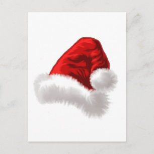 Konst för julSanta hatt Helg Vykort