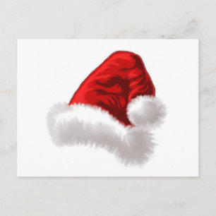 Konst för julSanta hatt Helg Vykort