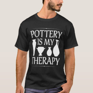 Konst för keramik Pot Artist Kiln Clay Design 5 T Shirt