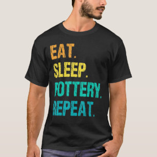 Konst för keramik Pot Artist Kiln Clay Design 6 T Shirt