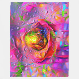 Konst för kirurgisk Blommigt Fleecefilt