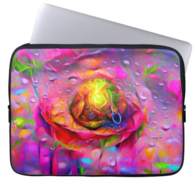 Konst för kirurgisk Blommigt Laptop Fodral (Framsidan)