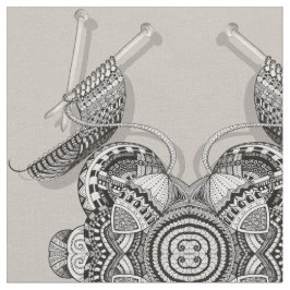 Konst för Knittersparadisklotter Tyg