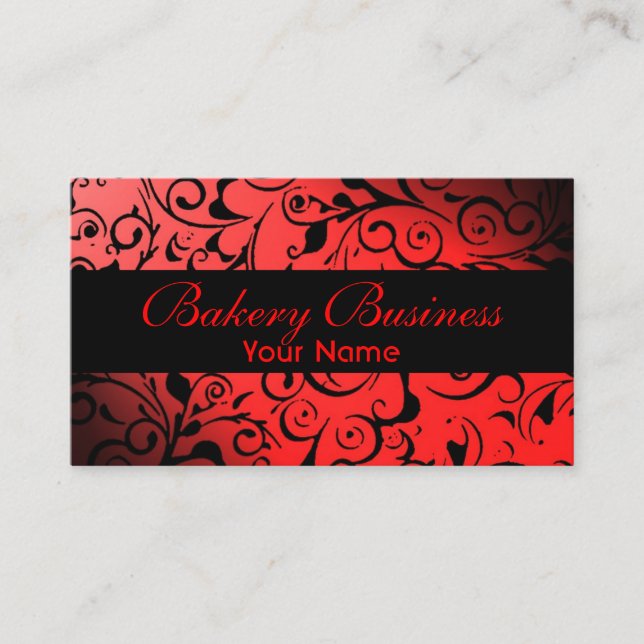 Konst för konsthantbagerier visitkort (Framsida)