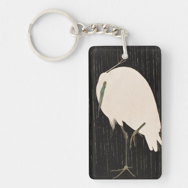 Konst för kran för vit för ukiyo-e för (Framsidan)