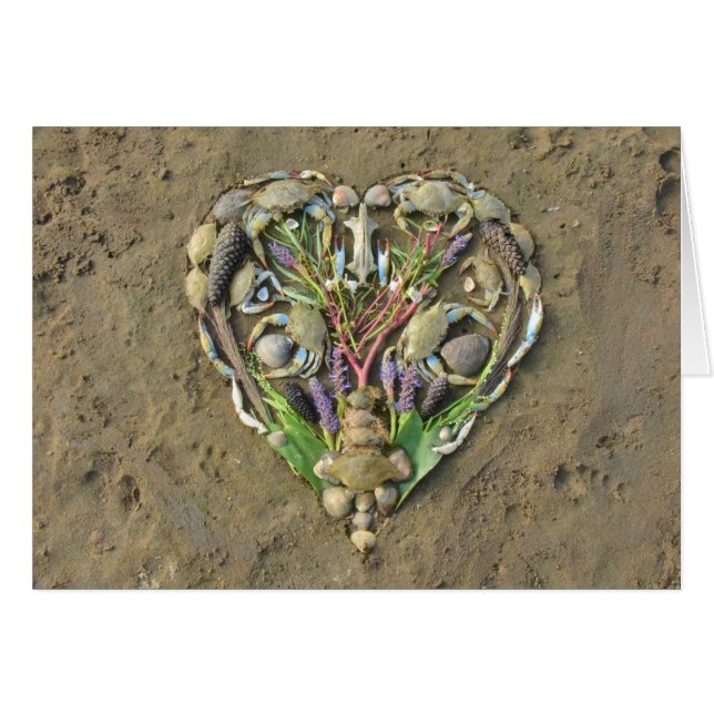 Konst för kusthjärtanatur OBS kort (Framsidan Horizontal)