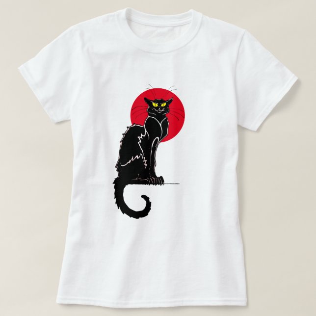 Konst för Le Prata Noir vintagekatt Tröja (Design framsida)