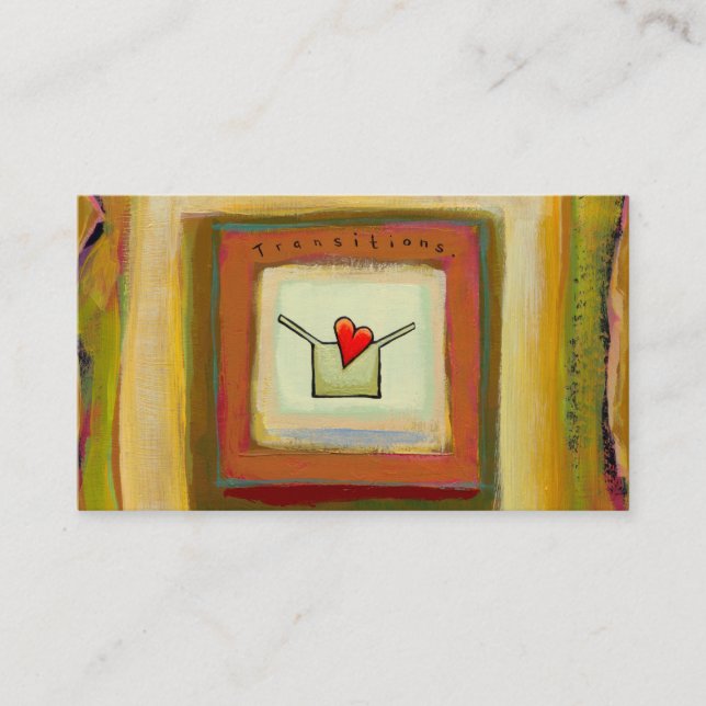 Konst för lovande person för visitkort (Framsida)