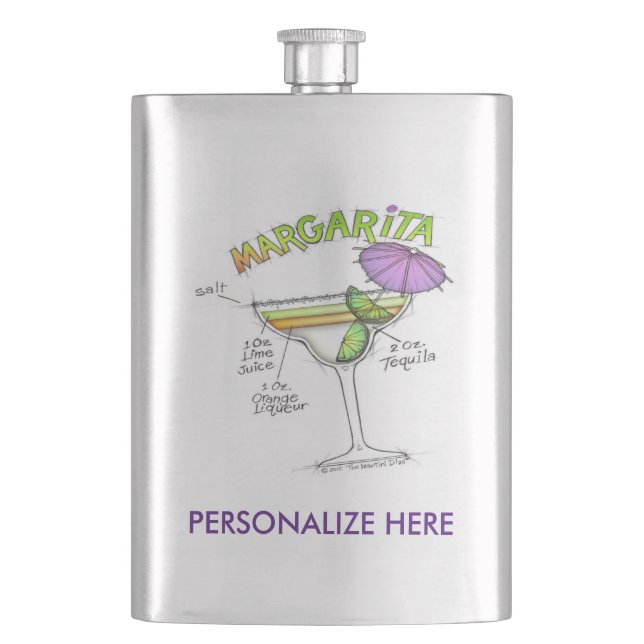 KONST FÖR MARGARITARECEPTCOCTAIL FICKPLUNTA (Framsidan)