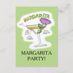 KONST FÖR MARGARITARECEPTCOCTAIL INBJUDNINGAR