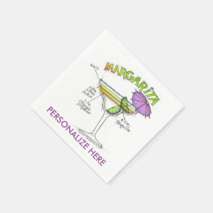 KONST FÖR MARGARITARECEPTCOCTAIL PAPPERSSERVETT