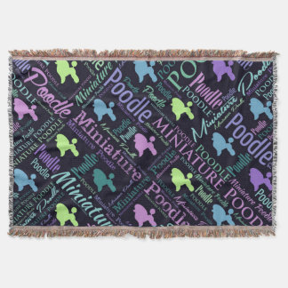 Konst för miniatyrpudelord filt