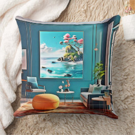 Konst för moderna hem kudde