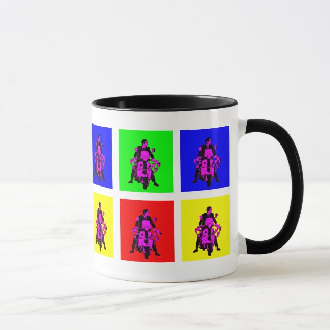 Konst för modryttarepop mugg (Höger)