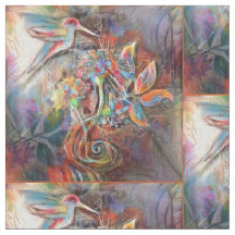 Konst för pastell för Hummingbirdflyg mjuk