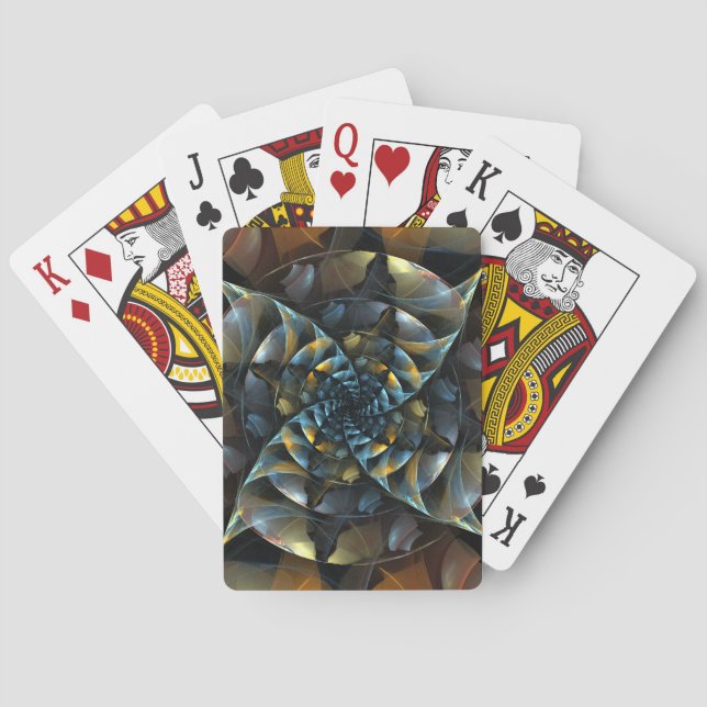 Konst för Pinjul-Abstrakt Spel Kort (Baksidan)