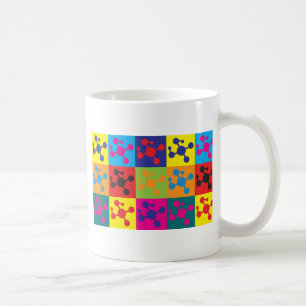 Konst för polymerkemipop kaffemugg