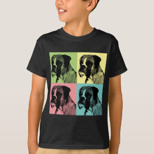 Konst för pop för boxarehundStamper T Shirt