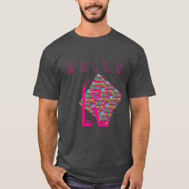 Konst för pop för mönster för linjer för t shirt