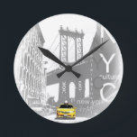 Konst för pop för New York City Nyc gulttaxi<br><div class="desc">Den New York City Nyc gulttaxin Brooklyn överbryggar popkonstbilden</div>