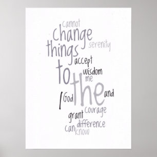 Konst för Serenitybönord Poster