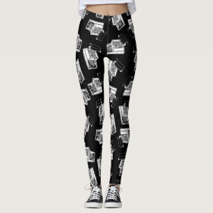 Konst för skrivmaskin för leggings