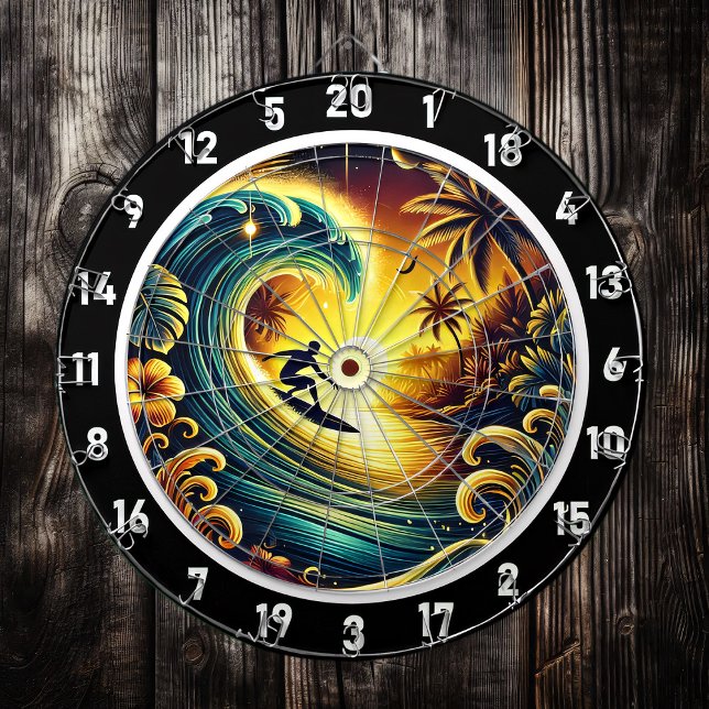 Konst för solnedgång darttavla (Skapare uppladdad)