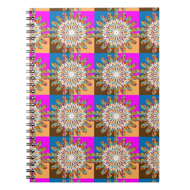 Konst för solros för SOLgnistrachakra vid Anteckningsbok (Framsidan)
