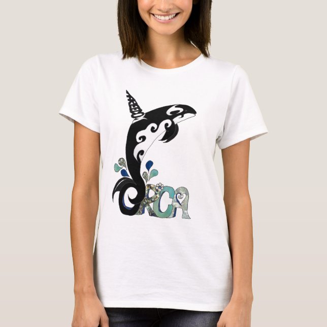 Konst för Späckhuggarens Frihet T-shirt (Framsida)