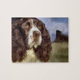Konst för Spaniel för engelsk Springer Pussel