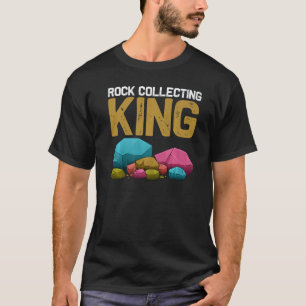 Konst för steninsamling för män Pappa Geologi T Shirt