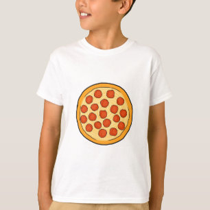 Konst för teckning för Pizza för stor Tee