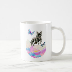 Konst för Terrier för tjur för vattenfärghundg Kaffemugg