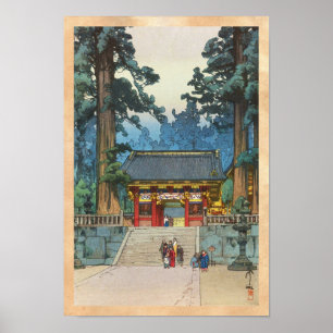 Konst för Toshogu relikskrinHiroshi Yoshida japan Poster